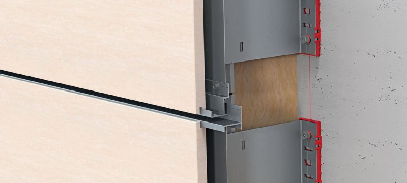 Mensola FOX VI L Mensola a parete versatile per l'installazione di sottostrutture di facciata rainscreen Applicazioni 1