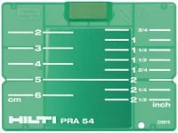 Bersaglio PRA 54 (CM/IN) 