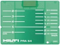 Bersaglio PRA 54 (CM/IN) 