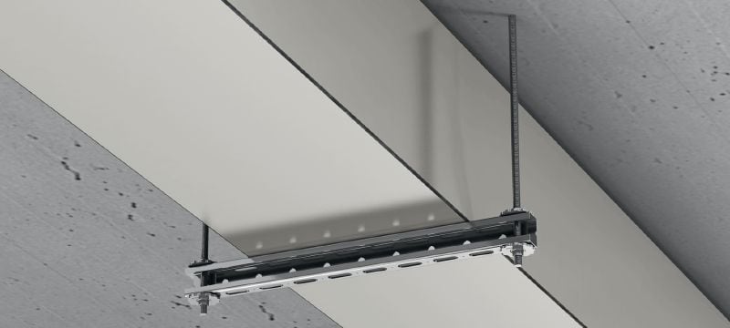 MT-20 OC Montageschiene Montageschiene für leichte Anwendungen im Aussenbereich Anwendungen 1