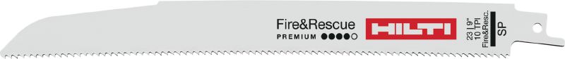 Säbelsägeblätter für Feuerwehr- und Rettungseinsätze Hochwertige Säbelsägeblätter für Feuerwehr- und Rettungseinsätze sowie für extrem schwere Metallschnitte