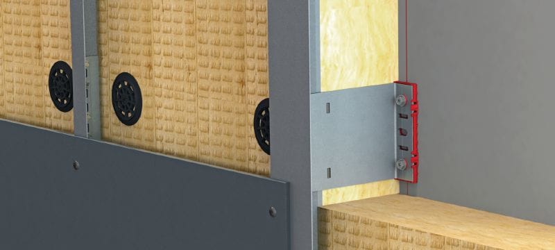 Mensola FOX VI L Mensola a parete versatile per l'installazione di sottostrutture di facciata rainscreen Applicazioni 1