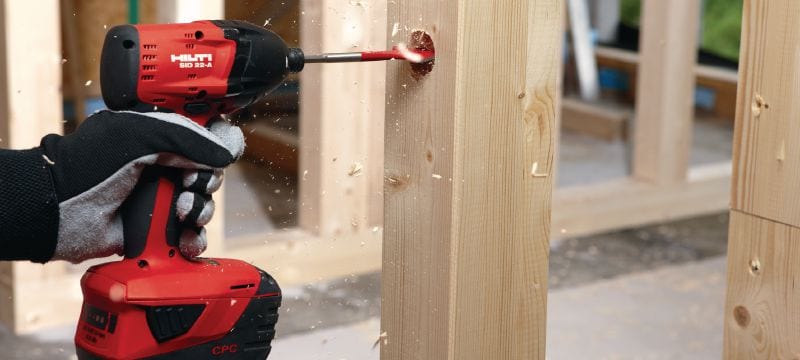 WDB-S Flachfräsbohrer für schnelles Einbohren von Flachlöchern in Holz Anwendungen 1