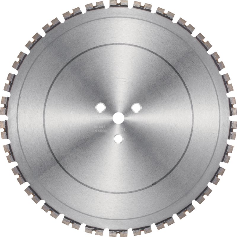 Wandsägeblatt SPX LC-5E Equidist (Aufnahme-Ø 25,4) Wandsägeblatt (5 kW) der höchsten Leistungsklasse, entwickelt für hohe Geschwindigkeiten und lange Lebensdauer in armiertem Beton (Aufnahme Ø 25,4)